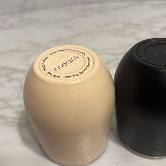 Maars Bev Steel Stemless Wine Glass Tumblers 12 oz Double Wall Vacuum Insulated - Picture 6 of 7